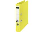 Leitz 1019-00-15 1019 Cartella Di Qualità Recycle 180° - A4, 50 Mm, Clima Neutro, Giallo