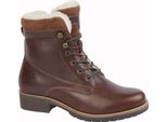 Woodland - Stivali Da Campagna Da Donna, In Pelle DF2247 (39,5 Eu) (Marrone Scuro)