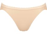 Slip Sloggi Donna - Body Adapt Twist Gamba Alta, Senza Cuciture, Tinta Unita Beige Xs