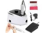 Jiubiaz Fresa Elettrica Per Unghie 35000 Rpm Set Manicure Professionale Pedicure Lima Per Unghie Cura Del Piede