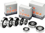 Cema 6001 Cuscinetto In Ceramica Argento 12 X 28 X 8 Mm Argento 12 X 28 X 8 Mm