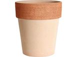 Vaso Da Fiori In Ceramica Alto Graf 23X25 Cm Terracotta