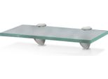 Jiubiaz Mensola Di Vetro Mensole A Muro Con Supporto Mensola Di Vetro Mensola Bagno Mensola Di Vetro Mensola Di Vetro Mensola Bagno Mensola Di Vetro Mensole Portaoggetti Mensole Di Vetro Smerigliato Mensola A Muro 30Cmx0,8Cm X10 Cm