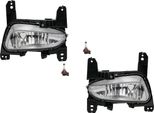 Johns, Fendinebbia Adatto Per Opel Mokka 07/16 - Set Destro E Sinistro Con H8 Nuovo
