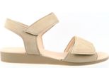 Gabor Chevrau, Sandalo Da Donna Con Zeppa 15Mm In Beige, Misura 6.5