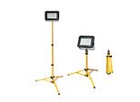 Yakimz Led Proiettore Da Costruzione Proiettore Da Lavoro Proiettore Con Treppiede 30W Bianco Freddo