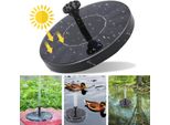 Yakimz Fontana Solare Pompe Da Giardino Pompa Solare 190L/H Fontana Solare, Pompa Solare 7V 1.5W Pompa Solare Fontana Caratteristica Dell'acqua, Pannello Solare Monocristallino Da Giardino