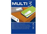 Adesivi Apli Multi3/ 105 X 74Mm/ 100 Fogli