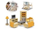 Set Di Mobili Viga Polarb Per Il Salone Della Casa Delle Bambole