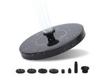 Jiubiaz Fontana Solare Pompa Laghetto Solare Pompa Acqua Giardino Pompa Solare Con Pannello Solare Monocristallino Da 1,5W Decorazione Galleggiante Per Giardino Piccolo Laghetto Vasca Per Uccelli Serbatoio Piscina