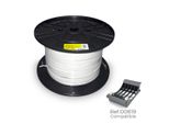 Cavo Di Interfaccia Parallela Sediles 28916 2 X 0,75 Mm Bianco 700 M Ø 400 X 200 Mm