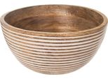 Ciotola In Legno Orion | Ciotola In Legno | Ciotola Da Portata Per Insalate Di Frutta E Verdura In Legno Di Mango Decorativa 25 Cm 3L