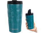 Orion Thermo Mug Thermos Flask In Acciaio Inox 430 Ml A Prova Di Perdite Turchese