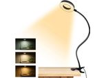 Lampada Da Tavolo A Led Da 70 Cm Dimmerabile A 3 Temperature Di Colore Lampada Da Lettura Regolabile Lampada Da Tavolo Con Protezione Degli Occhi Lampada A Morsetto Usb