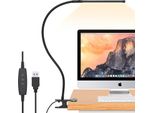 Lampada Da Tavolo A Led Da 40 Cm Dimmerabile A 3 Temperature Di Colore Lampada Da Lettura Regolabile Lampada Da Tavolo Per La Protezione Degli Occhi Lampada A Morsetto Usb