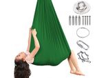 Amaca Dell'altalena Per Bambini, Altalena Sensoriale Per Interni, All'aperto, A 360°, Altalena Elastica Per Bambini, Ragazzi, Ragazze Con Autismo, Adhd, Spd, Asperger, Verde