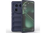 Oppo Find X6 Custodia, Custodia Protettiva In Silicone Tpu Morbido Antiurto Per Oppo Find X6 Blu Scuro