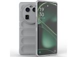 Oppo Find X6 Custodia, Custodia Protettiva In Silicone Tpu Morbido Antiurto Per Oppo Find X6 Grigio