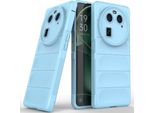 Oppo Find X6 Custodia, Custodia Protettiva In Silicone Tpu Morbido Antiurto Per Oppo Find X6 Blu