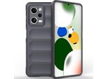 Custodia Redmi Note 12 Pro 5G, Custodia Protettiva In Silicone Tpu Morbido Antiurto Per Xiaomi Redmi Note 12 Pro 5G Grigio Scuro