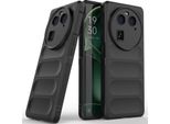 Oppo Find X6 Custodia, Morbido Tpu Silicone Antiurto Antiscivolo Custodia Protettiva Per Oppo Find X6 Nero