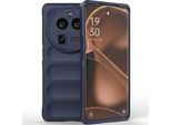 Oppo Find X6 Pro Custodia, Custodia Protettiva In Silicone Tpu Morbido Antiurto Per Oppo Find X6 Pro Blu Scuro