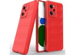 Custodia Redmi Note 12 Pro 5G, Custodia Protettiva In Silicone Tpu Morbido Antiurto Per Xiaomi Redmi Note 12 Pro 5G Rosso
