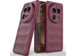 Oppo Find X6 Pro Custodia, Custodia Protettiva In Silicone Tpu Morbido Antiurto Per Oppo Find X6 Pro Borgogna