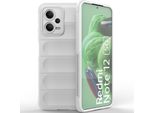 Custodia Redmi Note 12 5G, Custodia Protettiva In Silicone Tpu Morbido Antiurto Per Xiaomi Redmi Note 12 5G Bianco