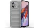 Custodia Xiaomi 12C, Custodia Protettiva In Silicone Tpu Morbido Antiurto Per Xiaomi 12C Grigio