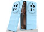 Oppo Find X6 Pro Custodia, Custodia Protettiva In Silicone Tpu Morbido Antiurto Per Oppo Find X6 Pro Blu