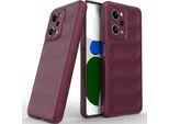Custodia Redmi Note 12 Pro 5G, Custodia Protettiva In Silicone Tpu Morbido Antiurto Per Xiaomi Redmi Note 12 Pro 5G Borgogna