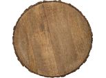 Orion Base In Legno | Sottobicchiere In Legno | Disco In Legno Per Servire Snack Decorativo In Legno Di Mango 39 Cm