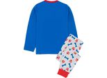 Paw Patrol - Pigiama Per Bambini A Maniche Lunghe NS6994 (116) (Blu/Grigio)