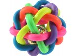 Giocattolo Palla Di Gomma Teether Campana Gatto 5,5 Cm, Palla Cane Robusto, Gatto Giocattolo Da Masticare