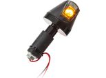 Terminali Universali Per Moto - Indicatori Di Direzione Hi-Power Led Cavaliere Nero Colorato Omologato 2A Scelta