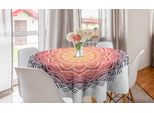 Abakuhaus Tovaglia Rotonda Mandala, Mandala Orient Herz, Tovaglia Circolare Per Sala Da Pranzo, Decorazione Per Cucina, 150 Cm, Multicolore