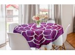 Abakuhaus Tovaglia Rotonda Mandala Viola, Meditazione Boho, Tovaglia Circolare Per Sala Da Pranzo Decorazione Cucina, 150 Cm, Fucsia Bianco