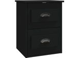 Syfax™ Comodino A Parete Nero 41,5X36X53 Cm