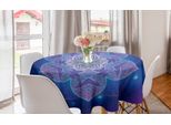 Abakuhaus Tovaglia Rotonda Stern Mandala, Stile Geometrico, Tovaglia Circolare Per Sala Da Pranzo E Cucina, 150 Cm, Multicolore