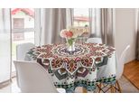 Abakuhaus Tovaglia Rotonda Mandala, Motivi Floreali Orientali, Tovaglia Circolare Per Sala Da Pranzo, Decorazione Per Cucina, 150 Cm, Multicolore
