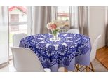 Abakuhaus Tovaglia Rotonda Viola Mandala, Pizzo Retrò, Tovaglia Circolare Per Sala Da Pranzo, Decorazione Cucina, 150 Cm, Blu Lavanda Ceil Blau