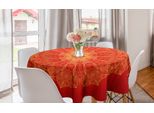 Abakuhaus Tovaglia Rotonda Mandala, Motivo Complesso A Spirale, Tovaglia Circolare Per Sala Da Pranzo E Cucina, 150 Cm, Multicolore