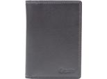 Esquire Caso Di Identificazione Duo Passport Case Brown Marrone Scuro