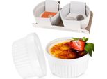 Casseruole Piatti In Ceramica Ciotola Piatto Da Forno Casseruola In Ceramica Resistente Al Calore Bianco 2 Pezzi
