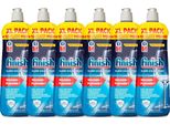 Finish Rinse Aid Detersivo Per Lavastoviglie Normale - 6 X 160 Lavaggi - 6 X 800 Ml - Confezione Risparmio