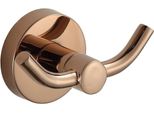 Mexen Remo Doppio Gancio Per Asciugamano, Oro Rosa - 70507352-60