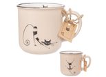 Orion Tazza Da Caffè Tazza Da Tè Tazza In Ceramica Cat Con Manico 370Ml
