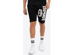 Pantaloncini Normali Passform Active Basic Shorts Nero/Bianco S Tapout