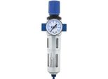 Rqs OFR-1/4-MINI Riduttore Di Pressione Con Manometro, Separatore D'acqua